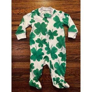 Carter’s Unisex Baby Shamrock St Patrick’s Day Footed Sleeper PJs (3m)